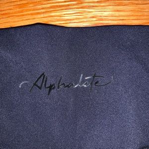 Alphalete Navy Blue Women's Joggers with Script Logo
